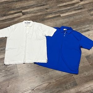 2 NWT St. John’s Bay polo shirts